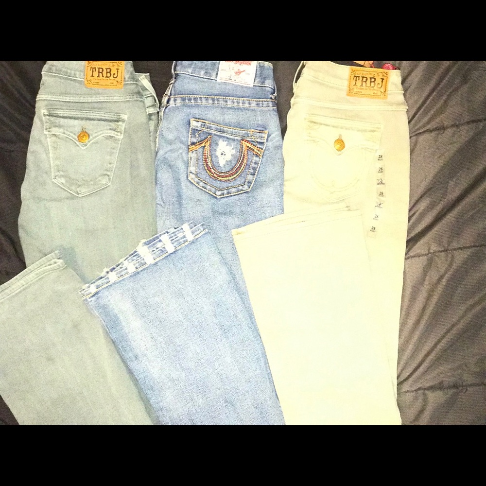 3 True Religion Jeans